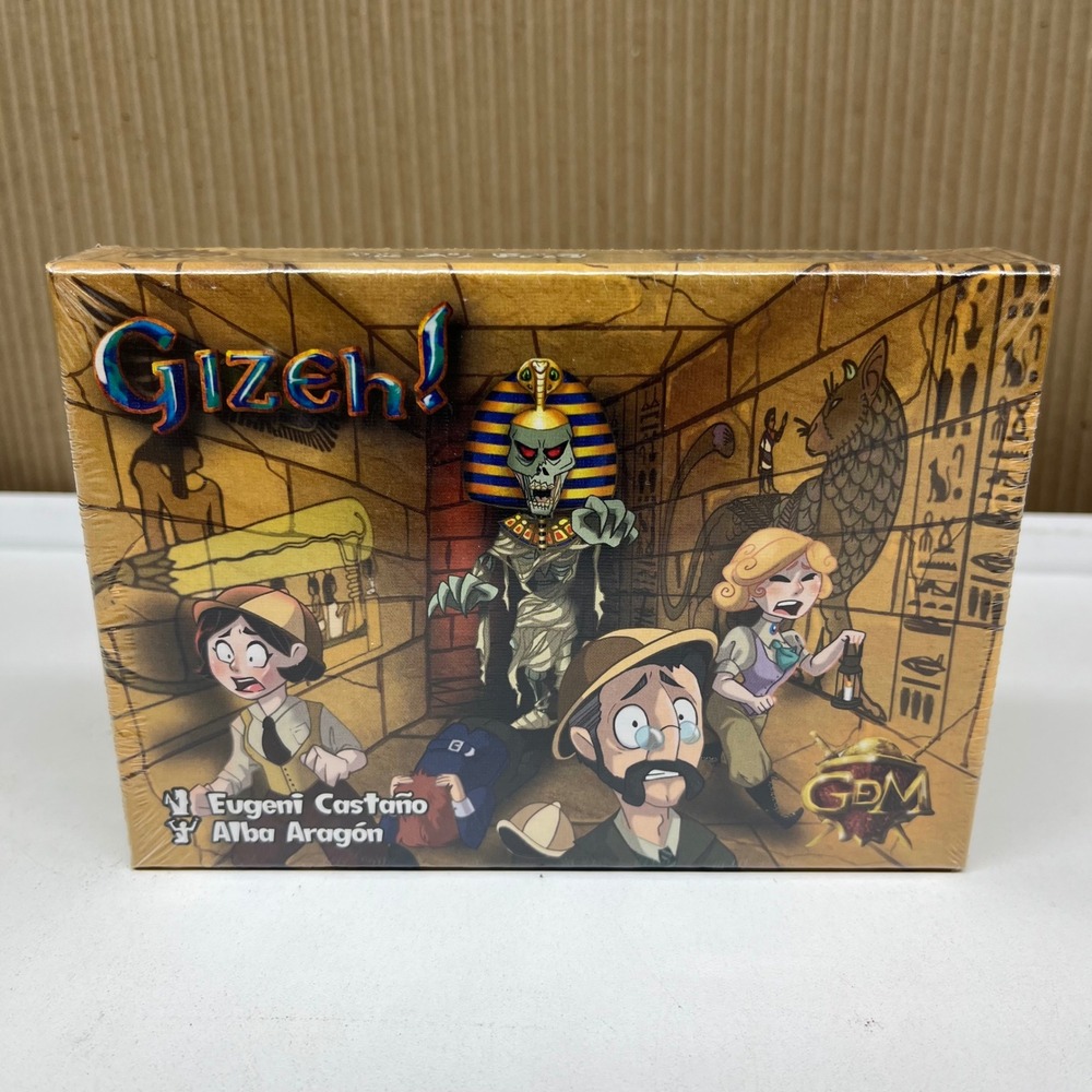 Gizeh! Board Game GDM Games Cooperative Memory Mummy Escape New Sealed